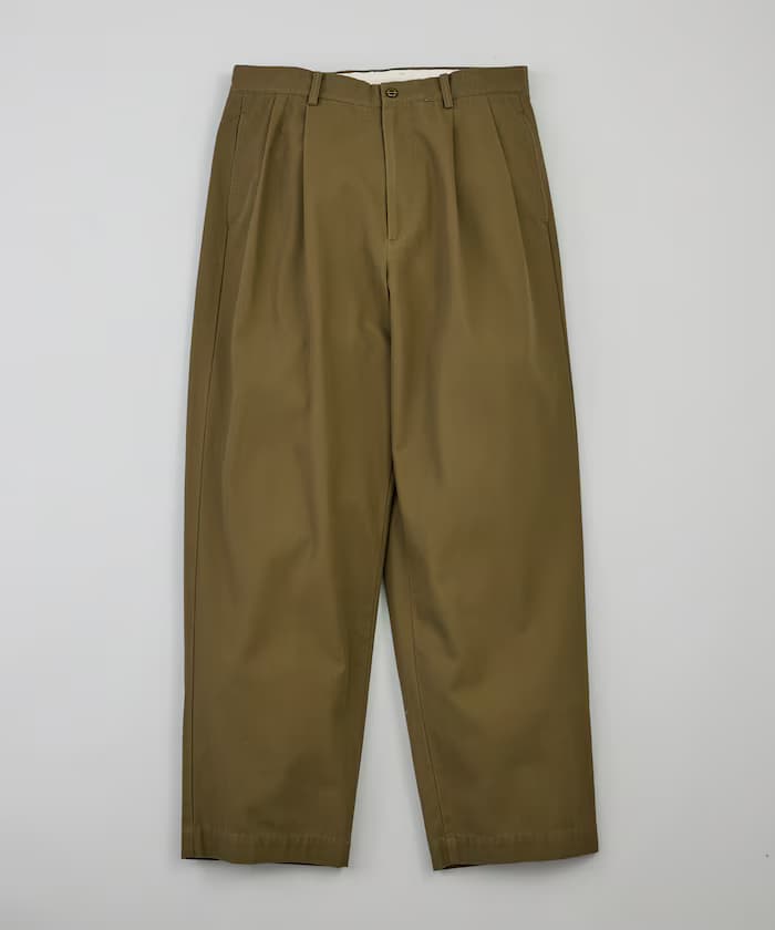 【Japan Exclusive】2 Tack Chino Trousers Produced by 金子恵治
