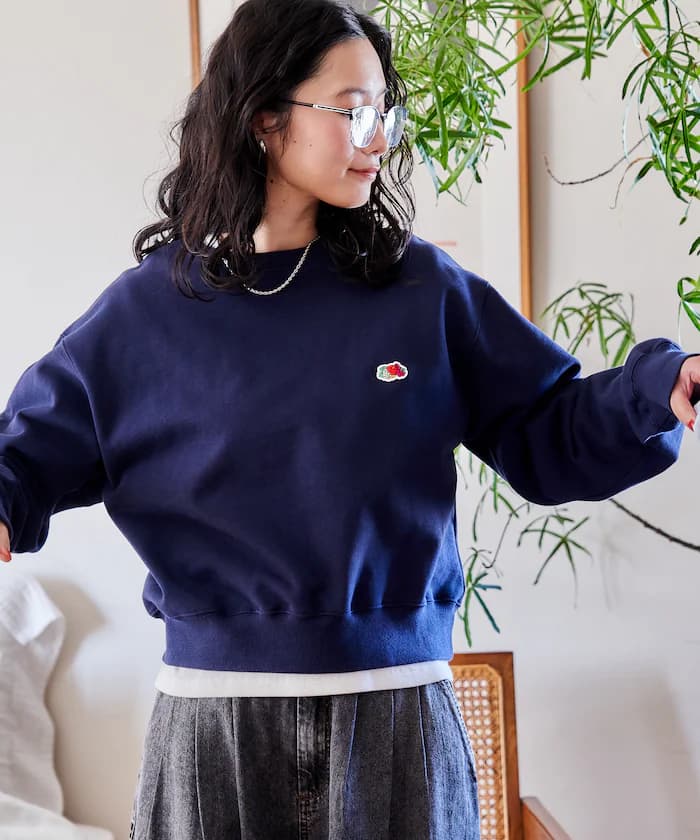 別注 裏毛 刺繡LOGO 衛衣套頭衫