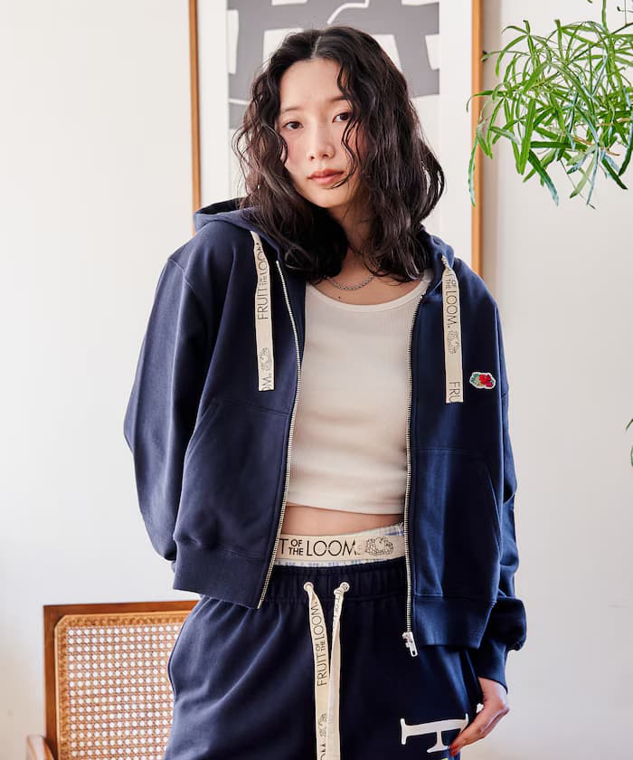 別注 裏毛 拉鏈連帽衫