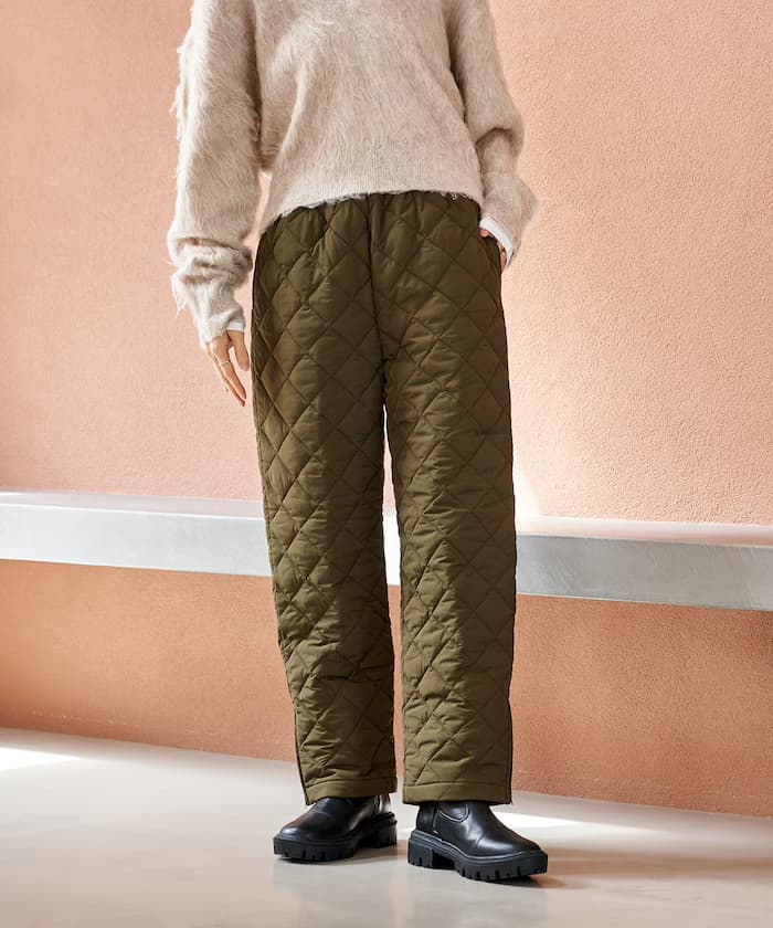 PRIMALOFT 菱格絎縫鬆緊褲子＜套裝對應＞