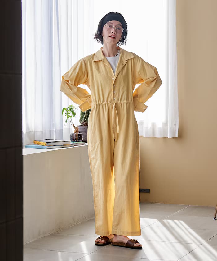 印度開領連身褲裝