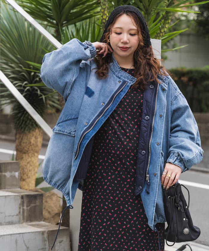 M-65短版褪色加工3Way連帽內襯套組