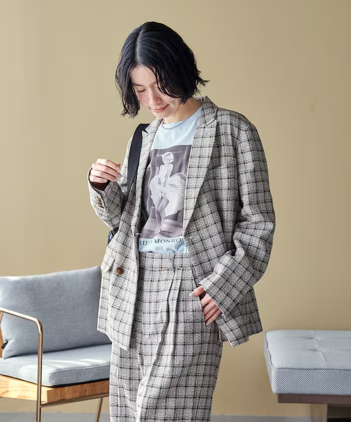 Gramps 格紋外套＜套裝對應＞