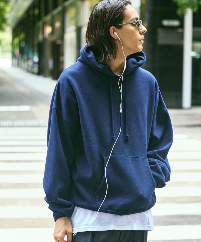 12oz 短版重磅套頭連帽衫