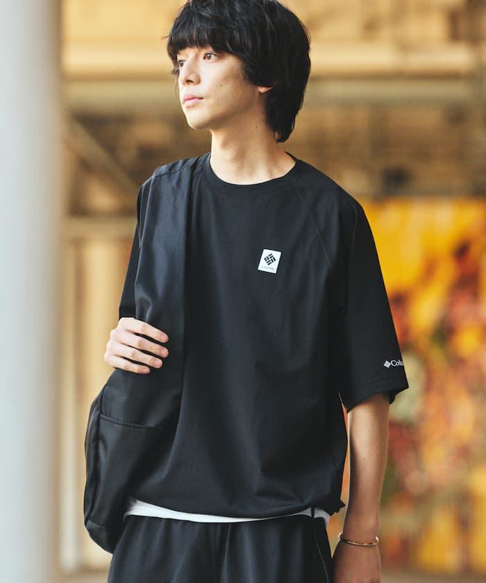 Columbia×FREAK'S STORE/哥倫比亞 別注 帝國公園 機能性 圓領T恤/防曬衣【限定販售】