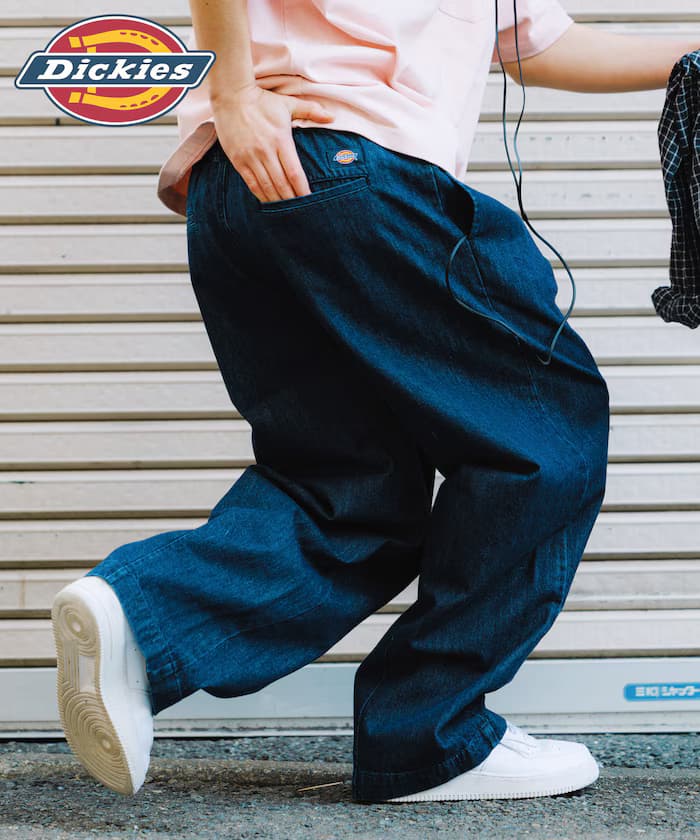 Dickies×FREAK'S STORE 別注寬版桶形褲工作褲 【限定展開】
