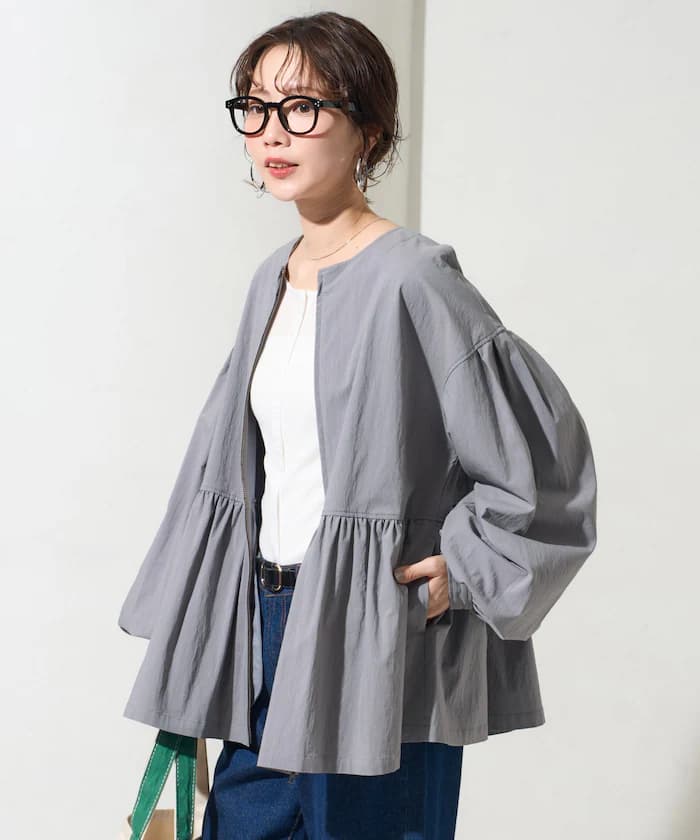 層次切替喇叭外套【限定展開】