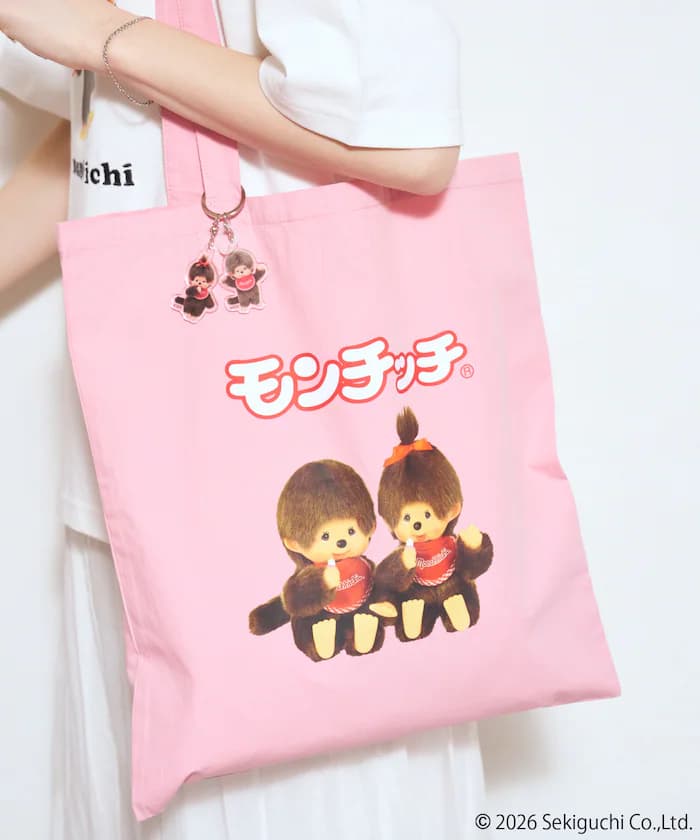 附吊飾 Monchichi 托特包【限定展開】