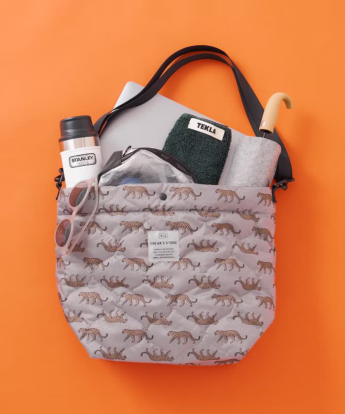 レオパード柄グレー