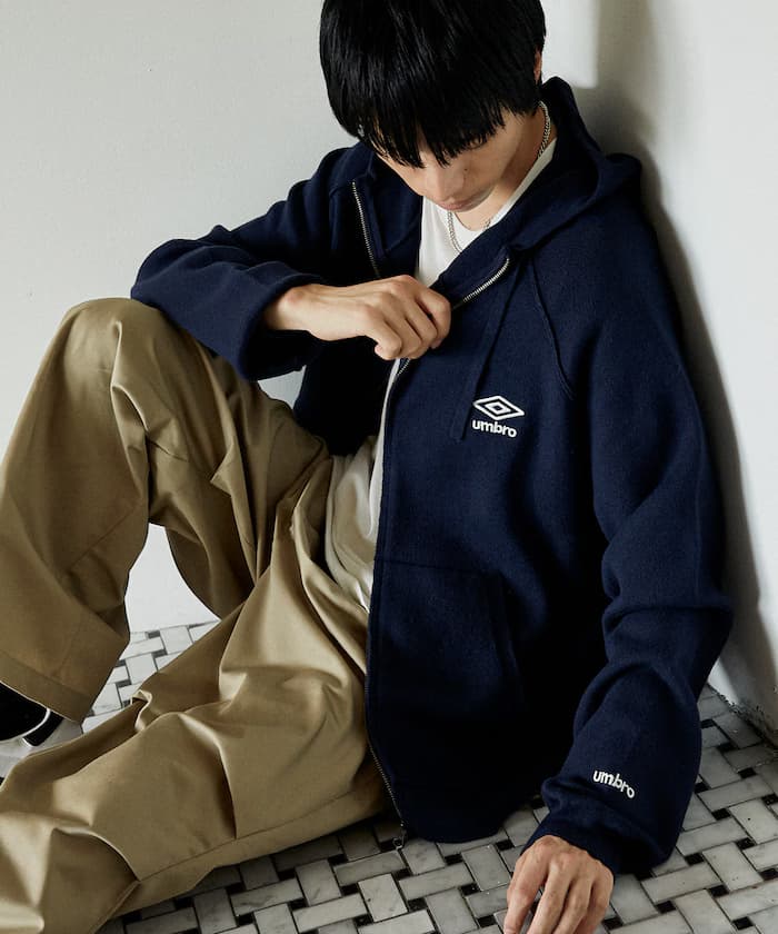 UMBRO 針織衫全拉鏈帽T