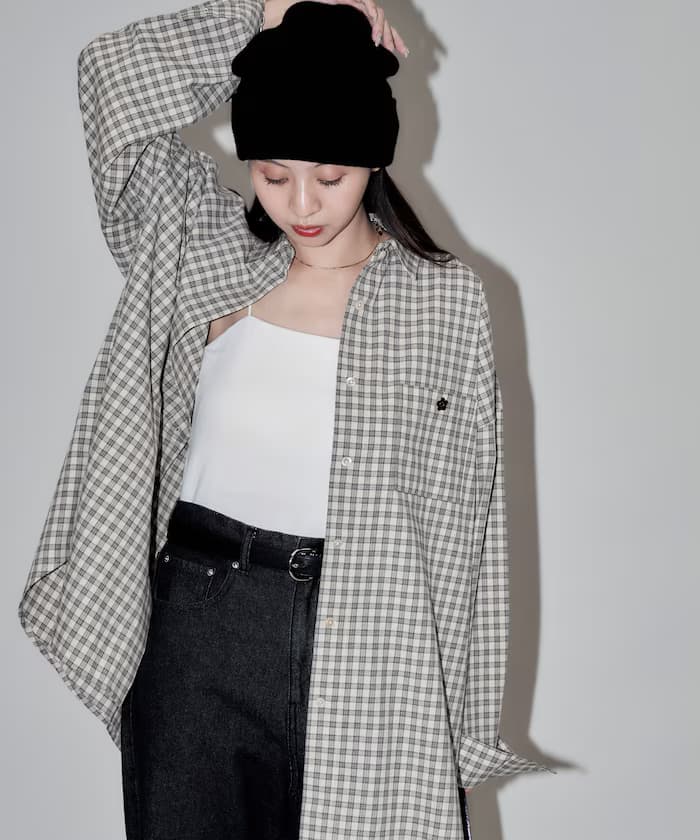 ベージュチェック