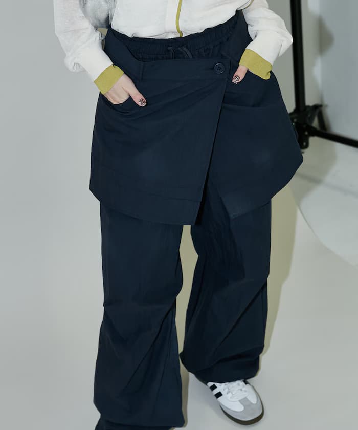 2WAY 巻裙尼龍褲子 限定展開