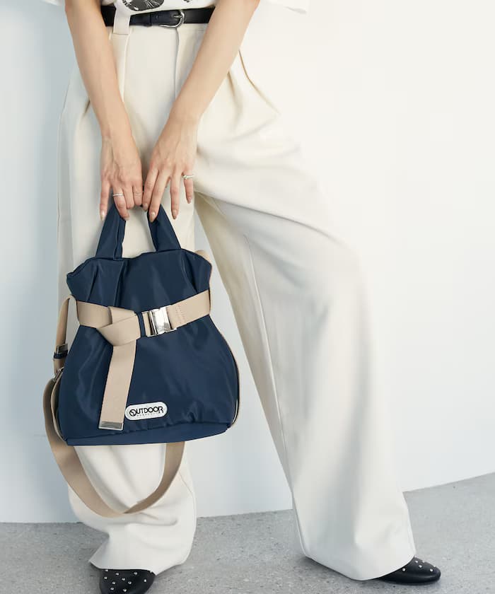 別注皮帶付菱格紋托特包 S尺寸 限定展開